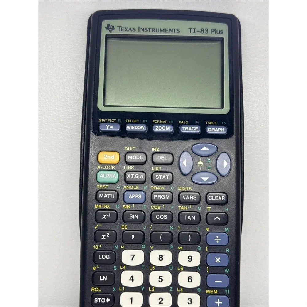 Texas Instruments TI-83 Plus (TI-83+) Graphing Calculator + Cover